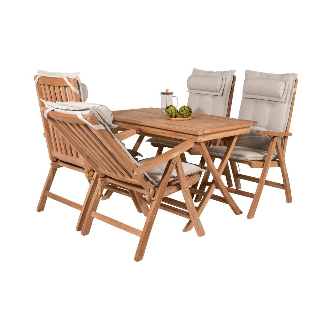 Kenya Spisebord 120*70*H75 + Kenyaisjon Stol Venture Design Spisegruppe