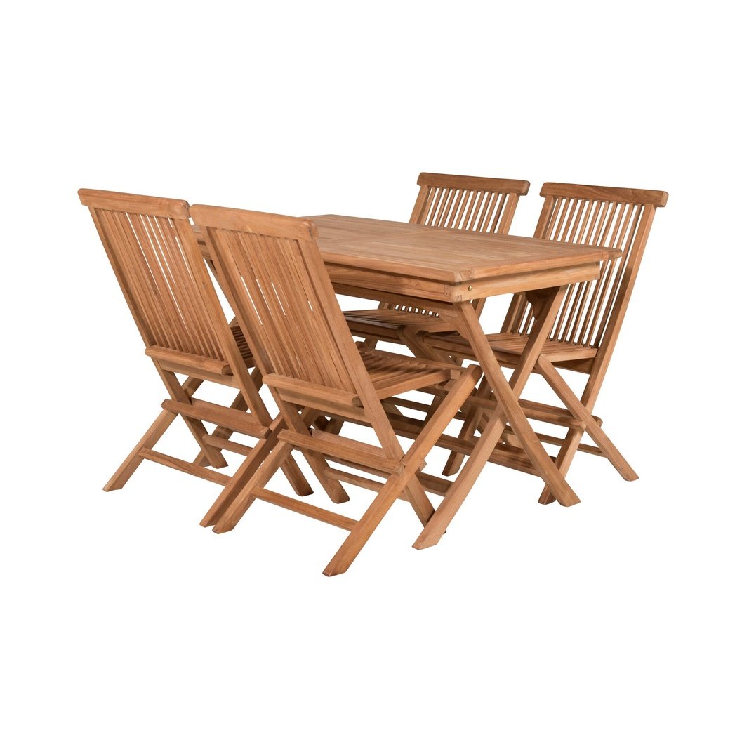 Kenya Spisebord 120*70*H75 + Kenya stoler u/armstøtte Venture Design Spisegruppe
