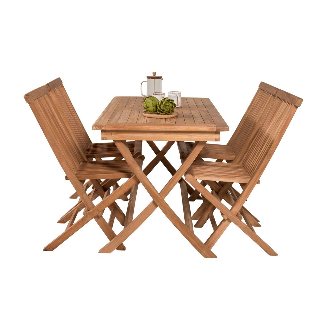 Kenya Spisebord 120*70*H75 + Kenya stoler u/armstøtte Venture Design Spisegruppe