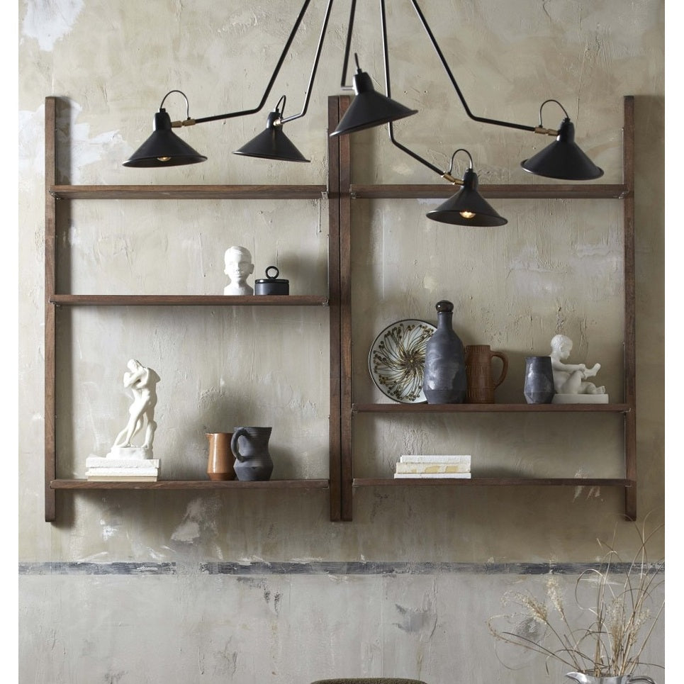 SINCA-hylle i mango - mørkbrun Nordal HYLDE+KNAG