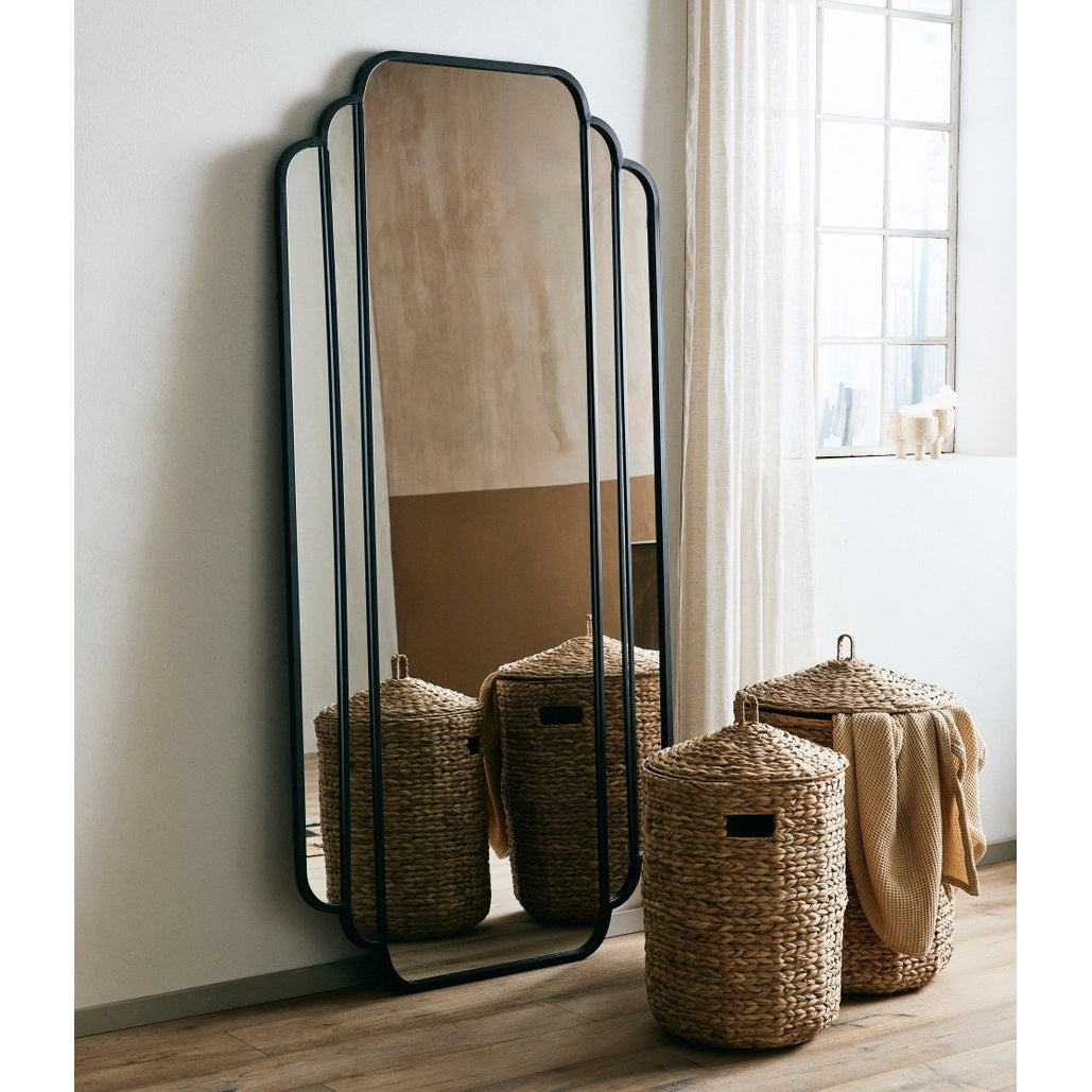 SKYLARK stort speil i jern - 200x100 cm - sort Nordal MIRRORS