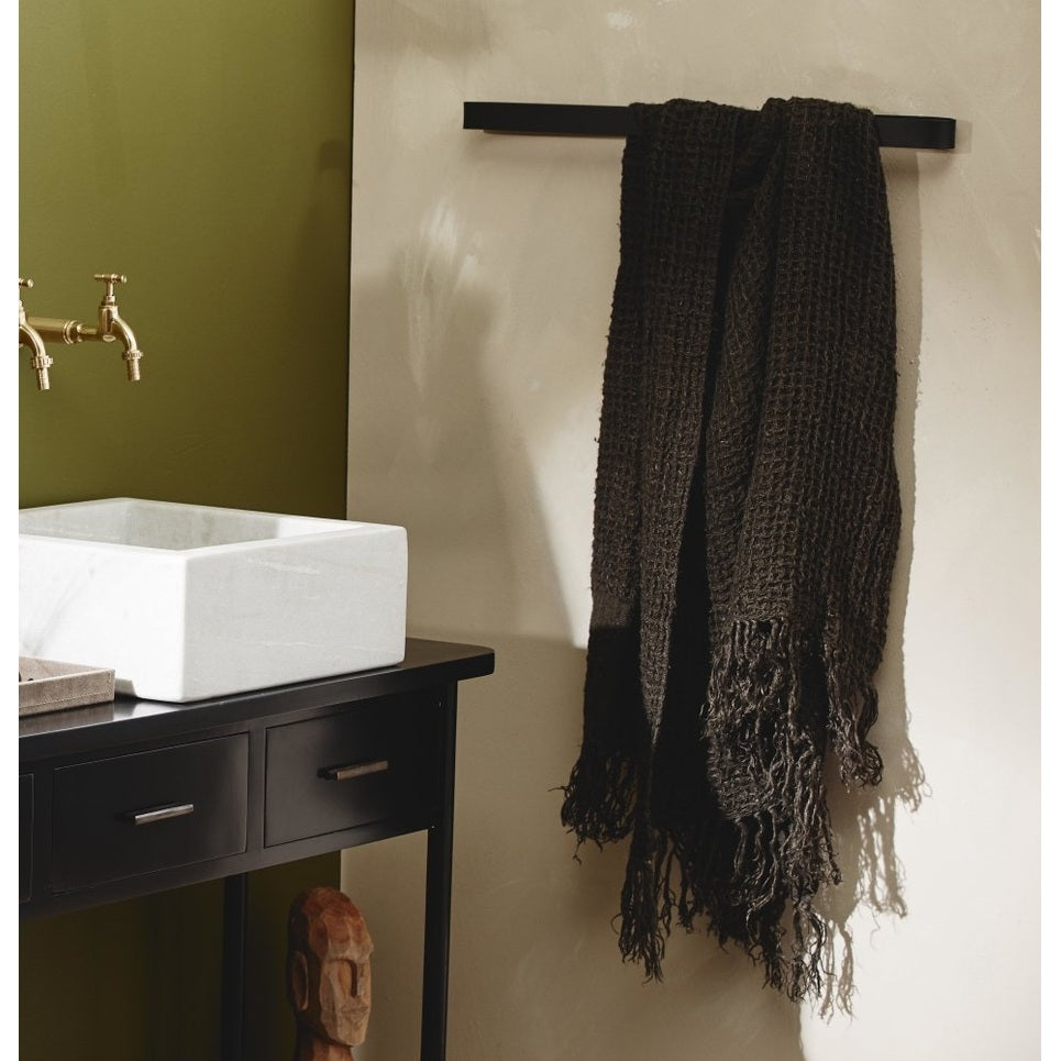 SOTRA håndkleholder i rustfritt stål - L65,5 cm - sort Nordal BATHROOM A