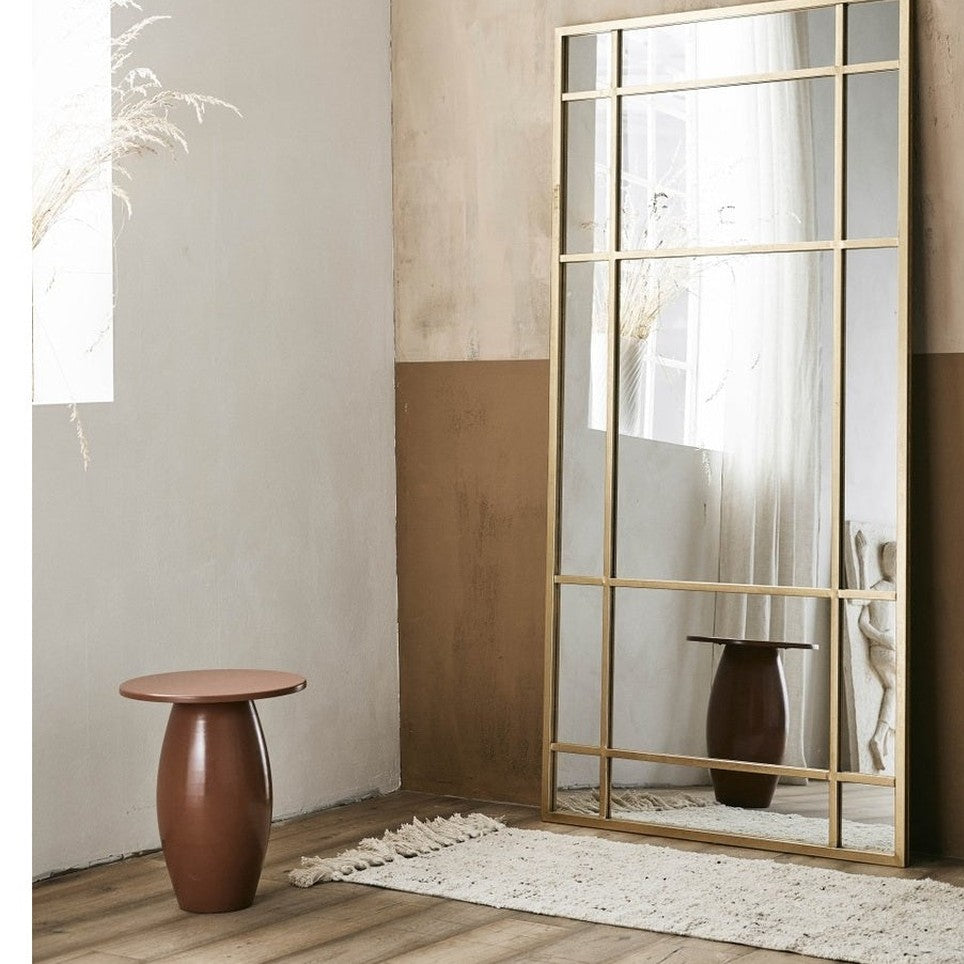 SPIRIT speil med jernramme - 204x102 cm - gullfinish Nordal MIRRORS