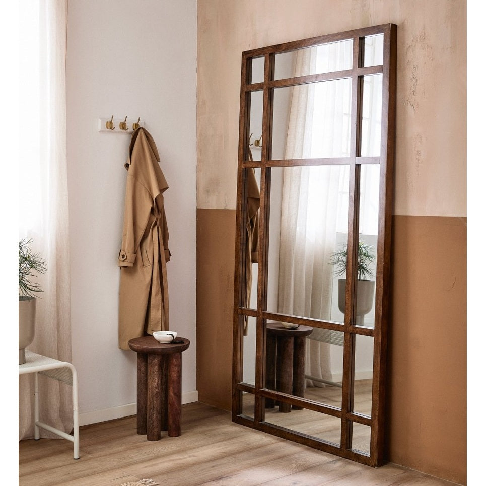 SPIRIT speil med treramme - 203x101 cm - natur Nordal MIRRORS