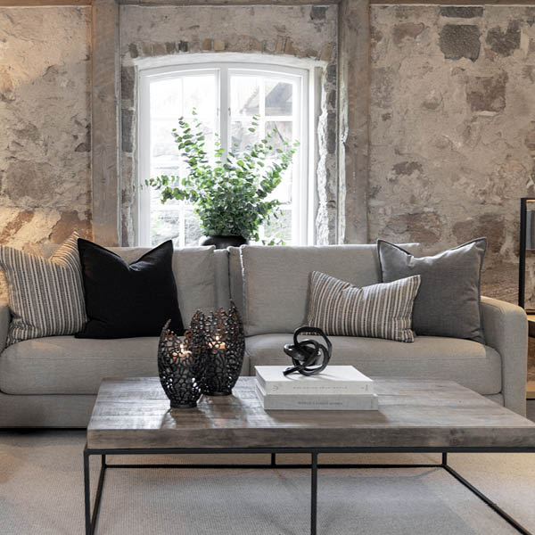 HAILEY Taupe putetrekk Artwood Pute