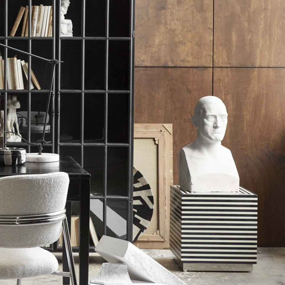 TAURA-bord - svart/råhvitt Nordal TABLES