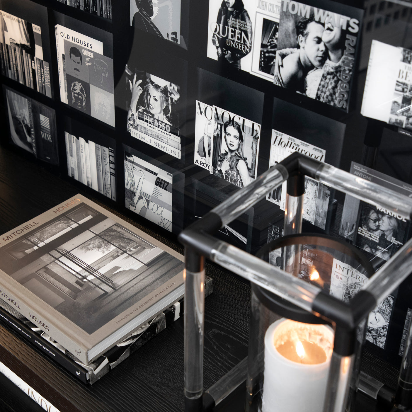 BOOK CASE FASHION BLACK Artwood Bilde