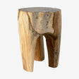 TEAK skammel i tre - h41 cm - natur Nordal STOOLS