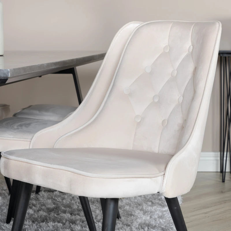 Velvet Deluxe Dining Chair Venture Design Spisestol