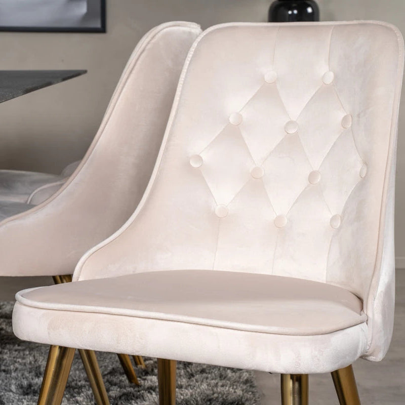 Velvet Deluxe Dining Chair Venture Design Spisestol