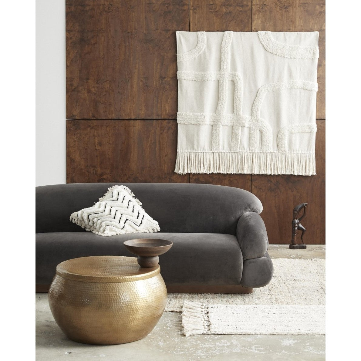 VITELLO dekorasjonskål - natur Nordal VASEBOWL