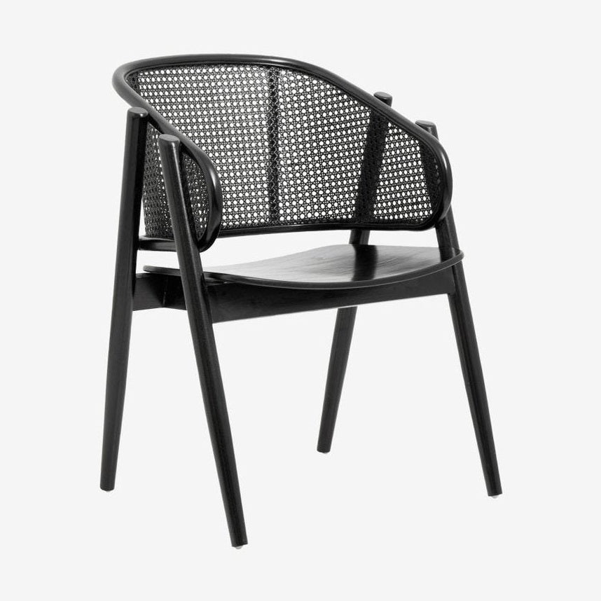 WICKY-bordstol med armlehne - svart Nordal CHAIRS+ARM