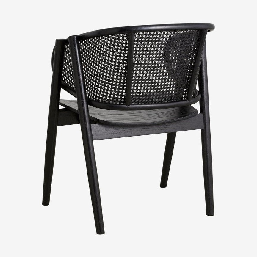 WICKY-bordstol med armlehne - svart Nordal CHAIRS+ARM