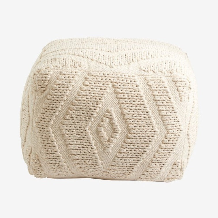 WULAR puf - råhvit Nordal STOOLS