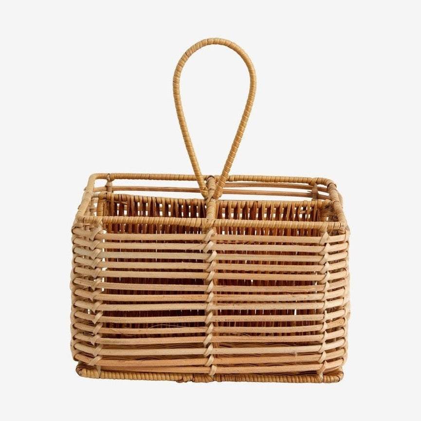 ZADAR rattan feltkurv - 20x20 cm - natur Nordal STORAGE