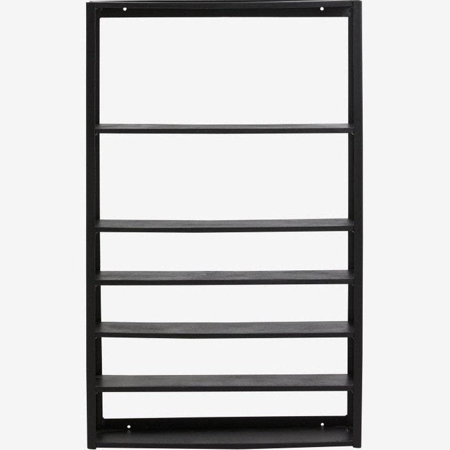 ZAROS hylle - sort Nordal HYLDE+KNAG