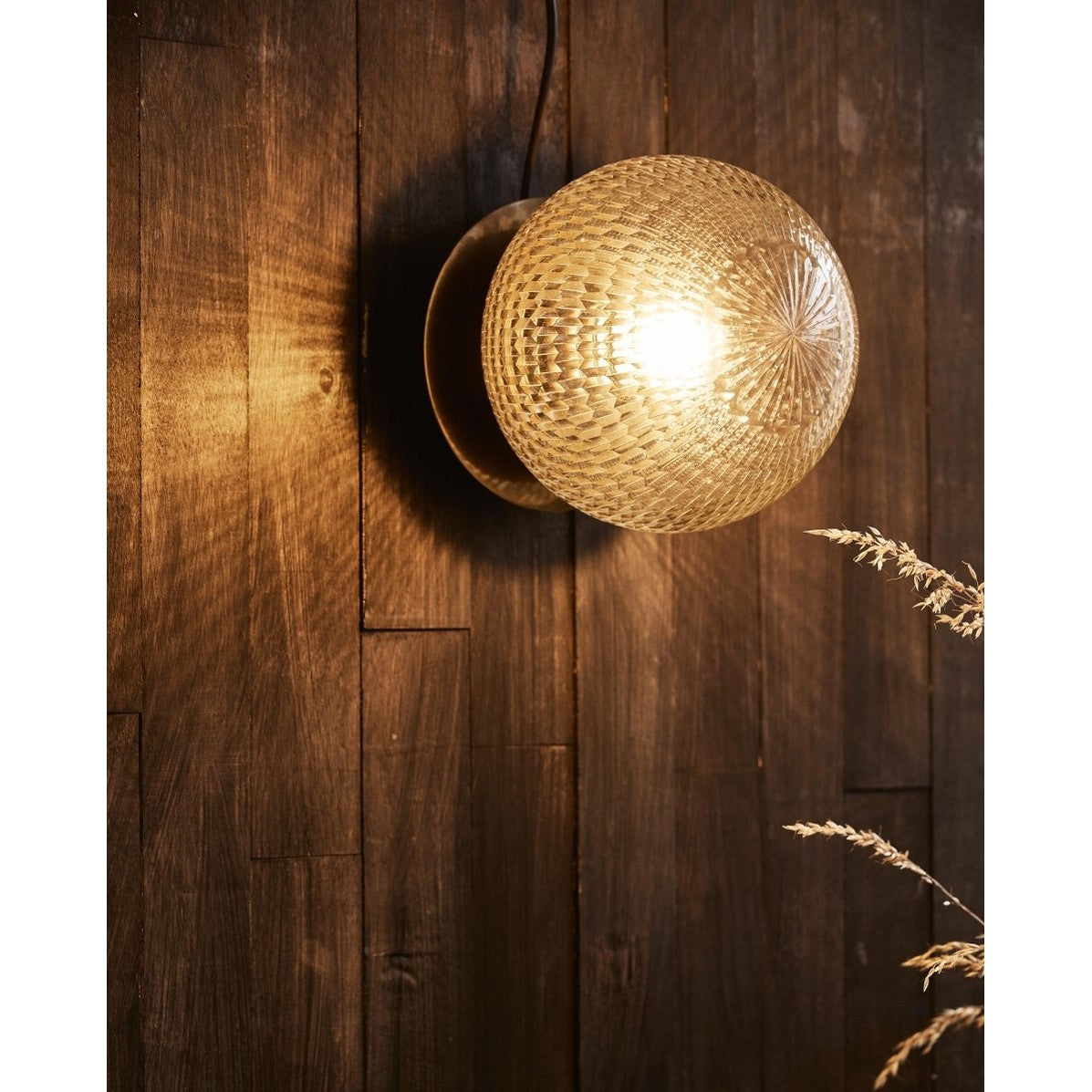 ZEUS vegglampe / utendørs lampe - ø21,5 cm - gull finish Nordal WALL LAMPS