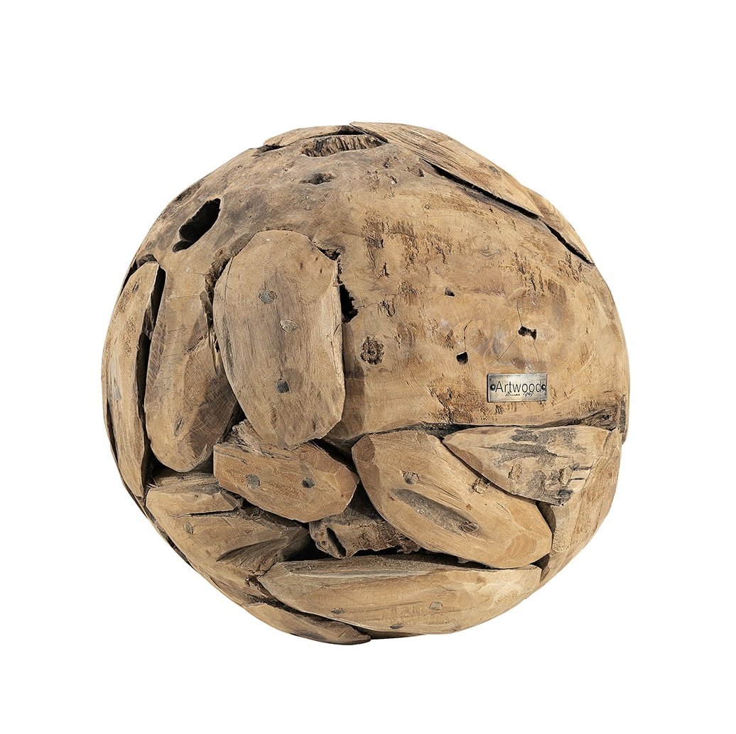 VAIL GLOBE Medium Artwood Pynteartikler