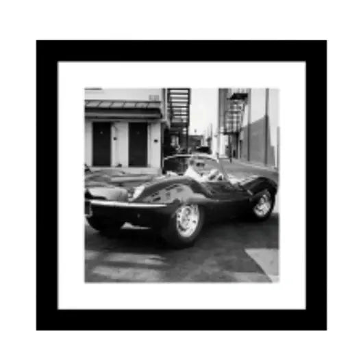 Glass picture w/frame Steve Mcqueen no.2 Homefactory Bilde