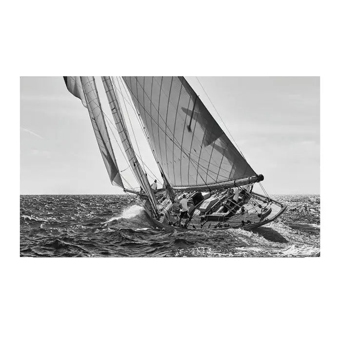 Glass picture sailboat Homefactory Bilde