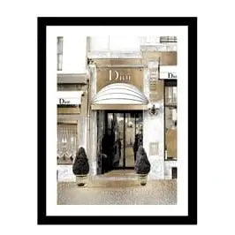 Glass picture w/frame Dior Homefactory Bilde