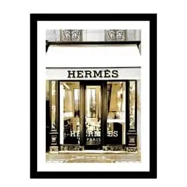 Glass picture w/frame Hermes Homefactory Bilde