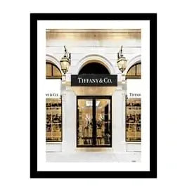 Glass picture w/frame Tiffany & Co Homefactory Bilde