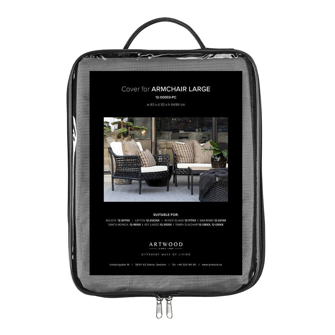 Overtrekk utenstol large Artwood Møbeltrekk