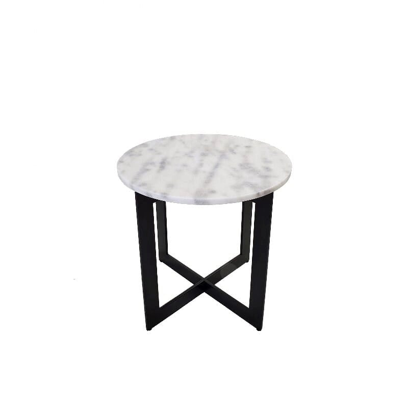 Sidebord Alexandria rundt Gjelder 1 stk Outletvare Homefactory Sidebord