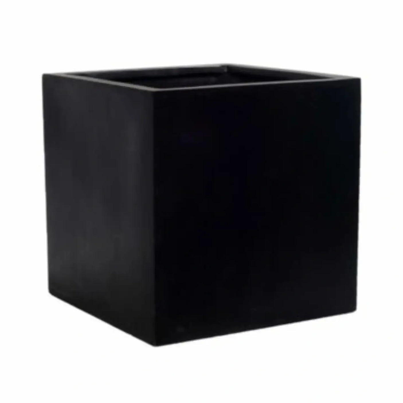 Fiberstone Qube matt black Homefactory Potte