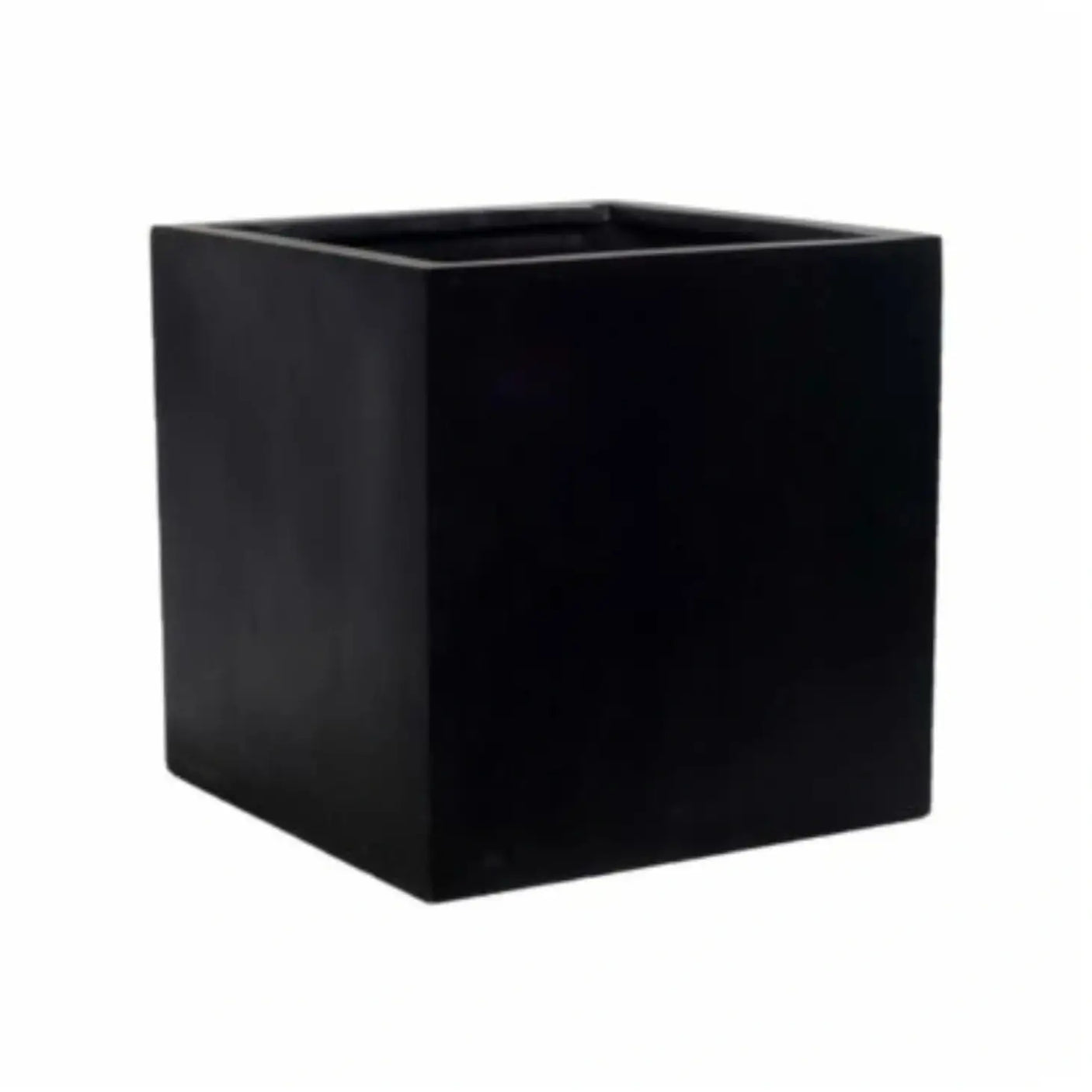 Fiberstone Qube matt black Homefactory Potte