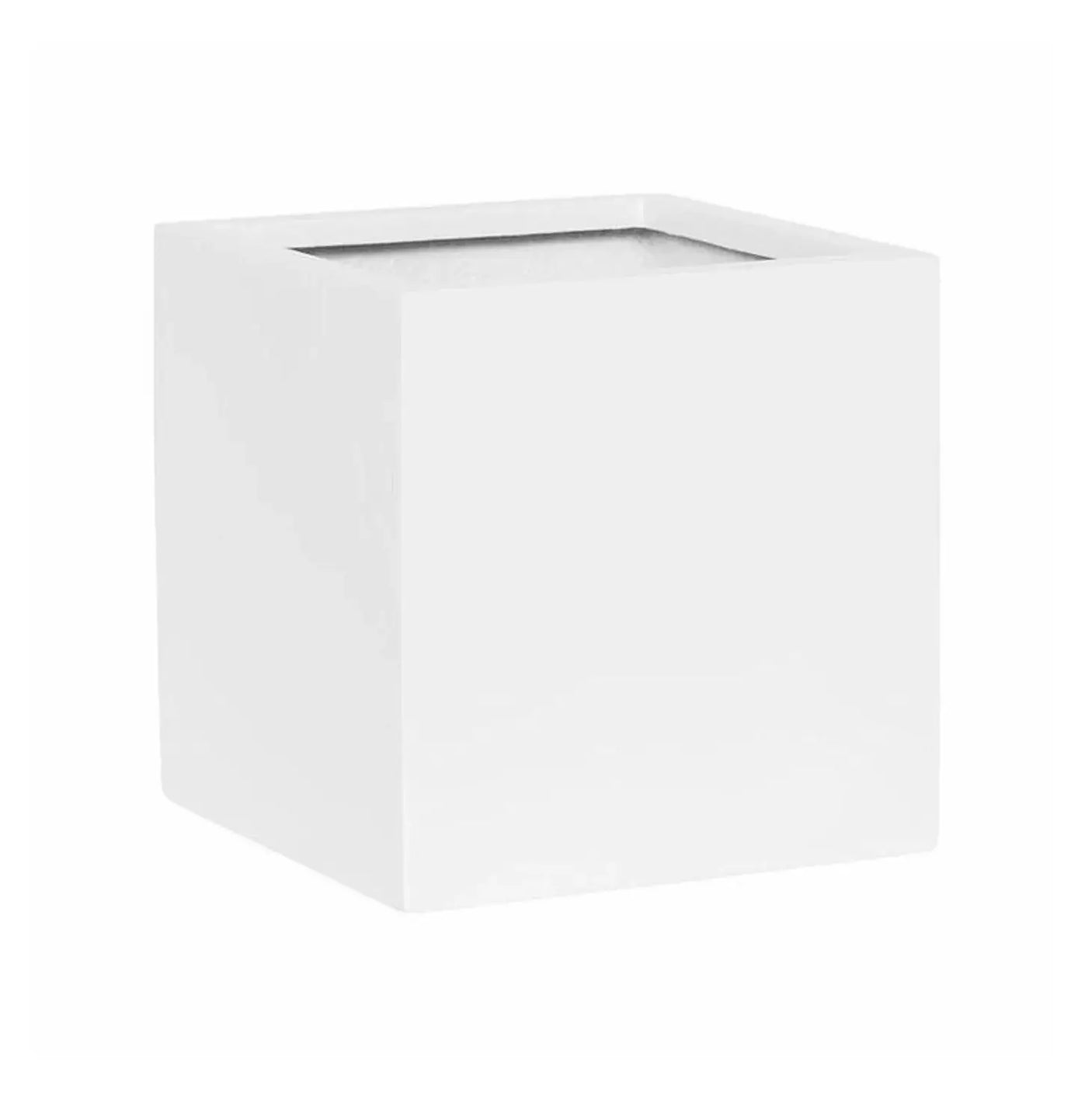 Fiberstone Qube matt white Homefactory Potte