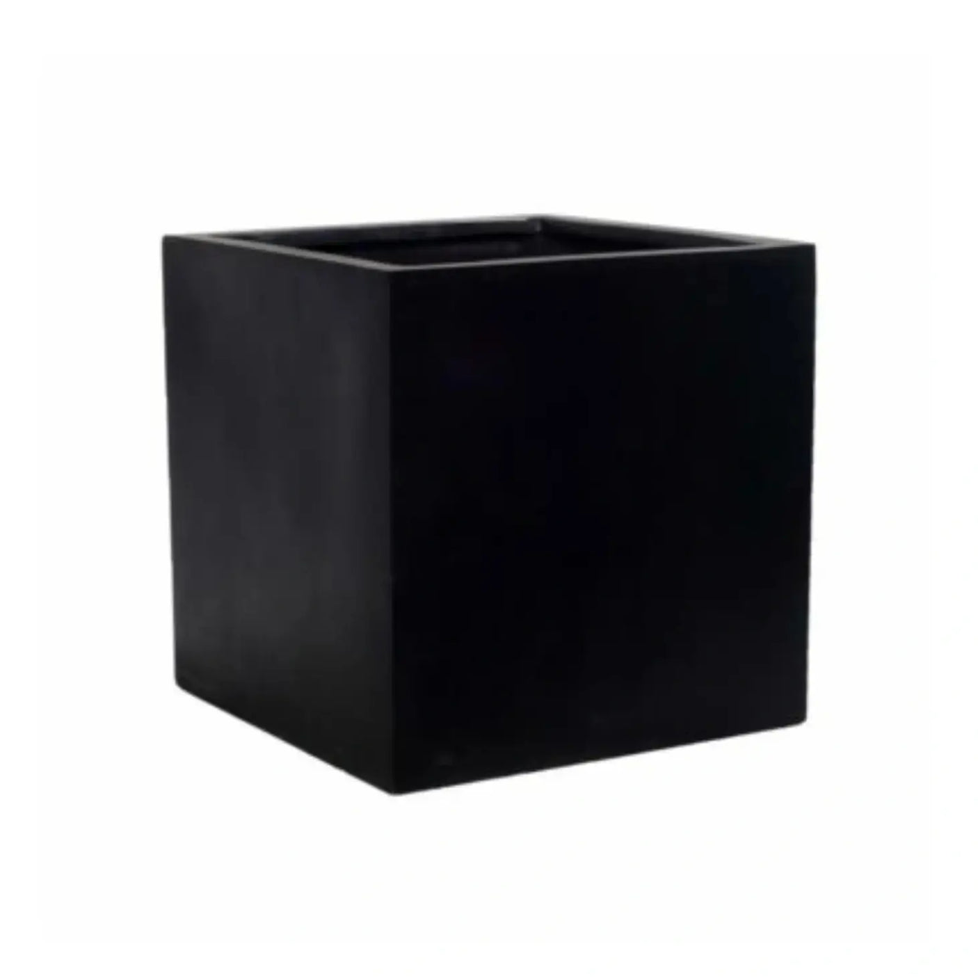 Fiberstone Qube matt black Homefactory Potte