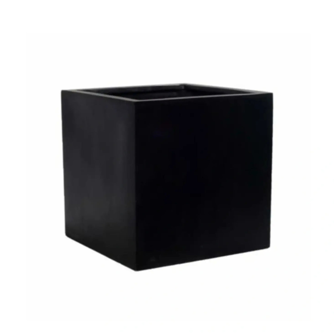 Fiberstone Qube matt black Homefactory Potte