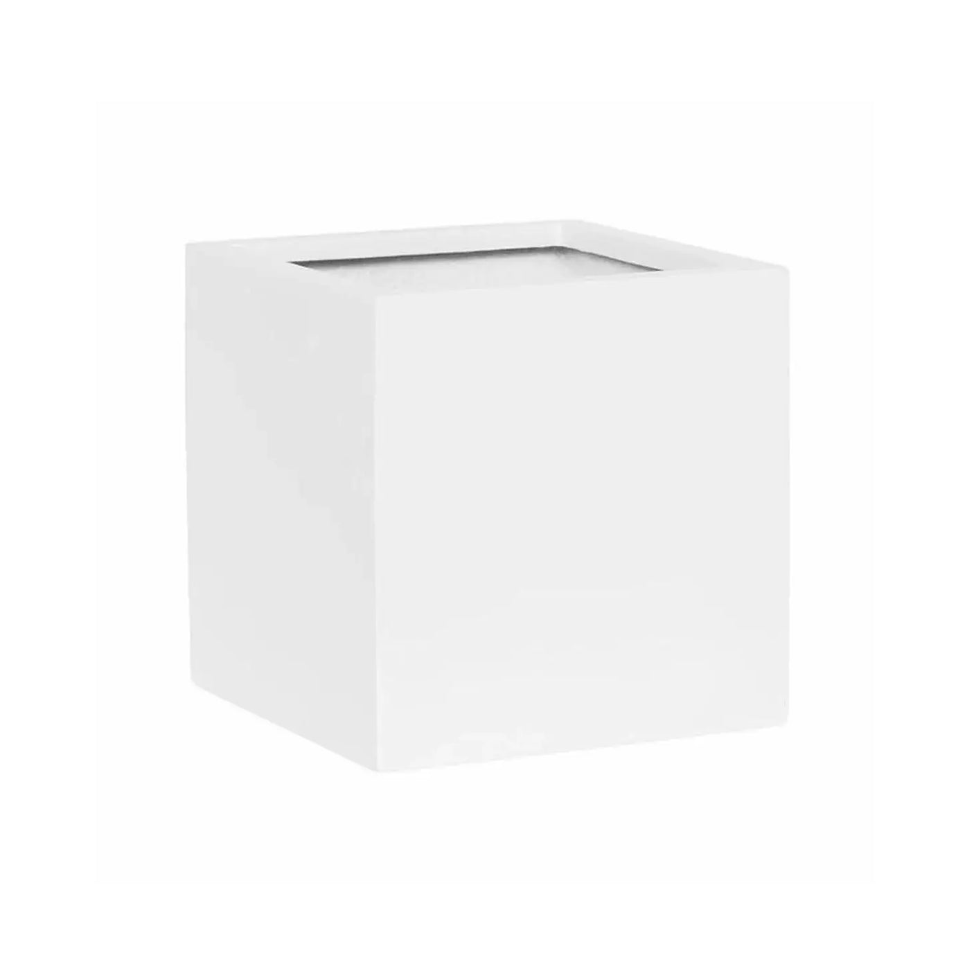 Fiberstone Qube matt white Homefactory Potte