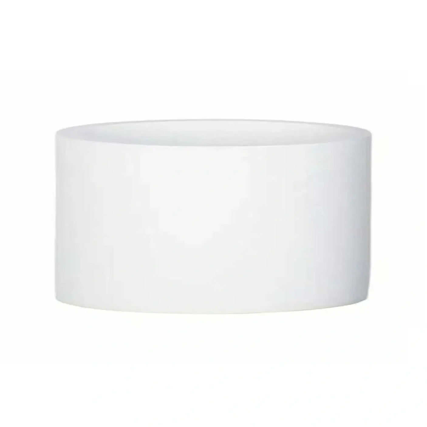 Fiberstone Round plain matt white Homefactory Potte