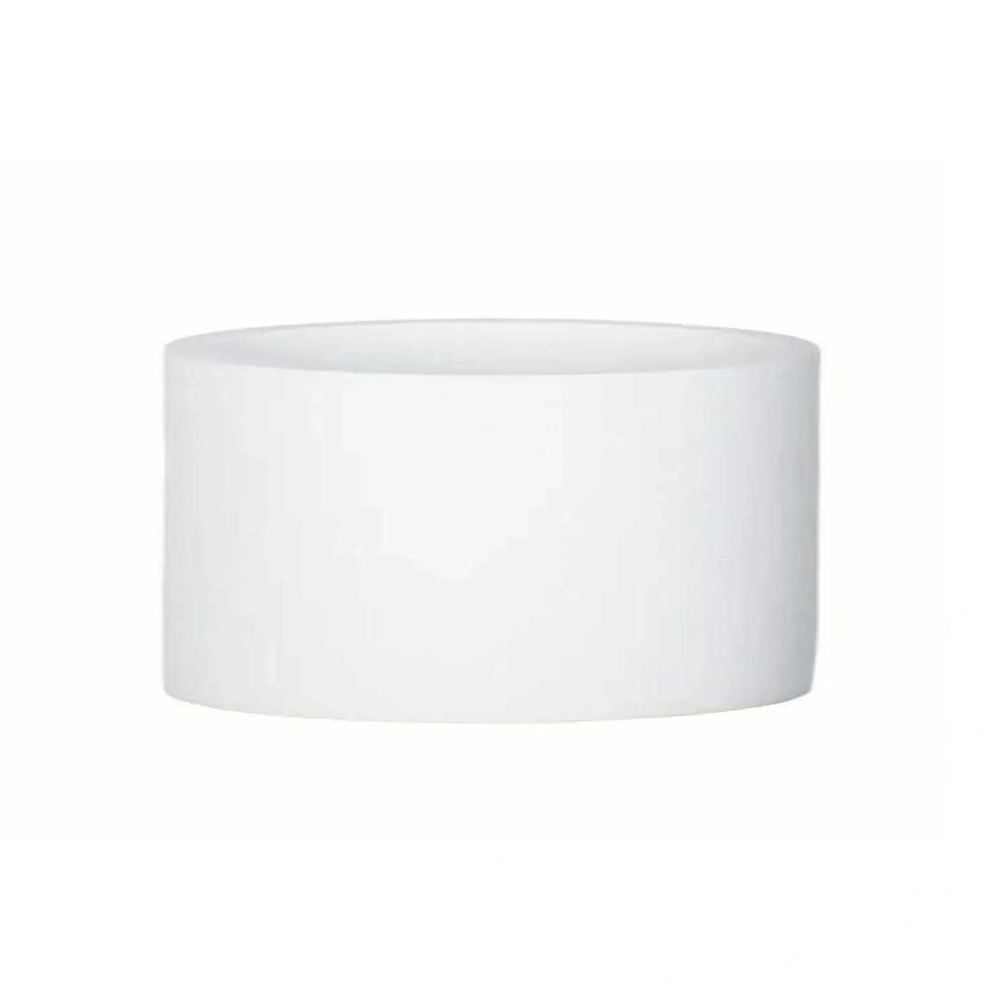 Fiberstone Round plain matt white Homefactory Potte