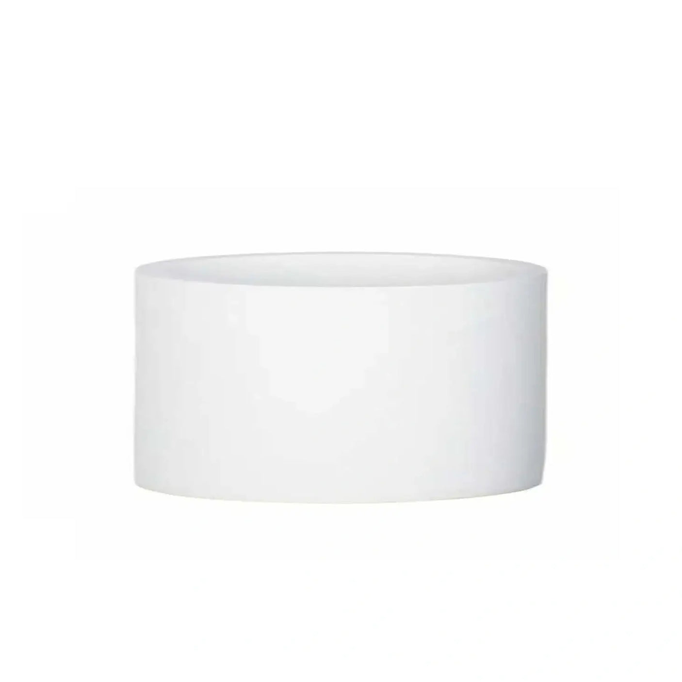Fiberstone Round plain matt white Homefactory Potte