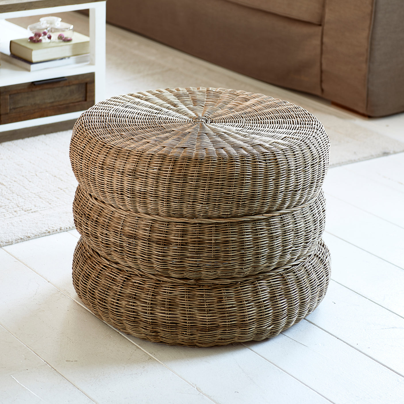 Rustic Rattan Macaron pall Riviera Maison Pall