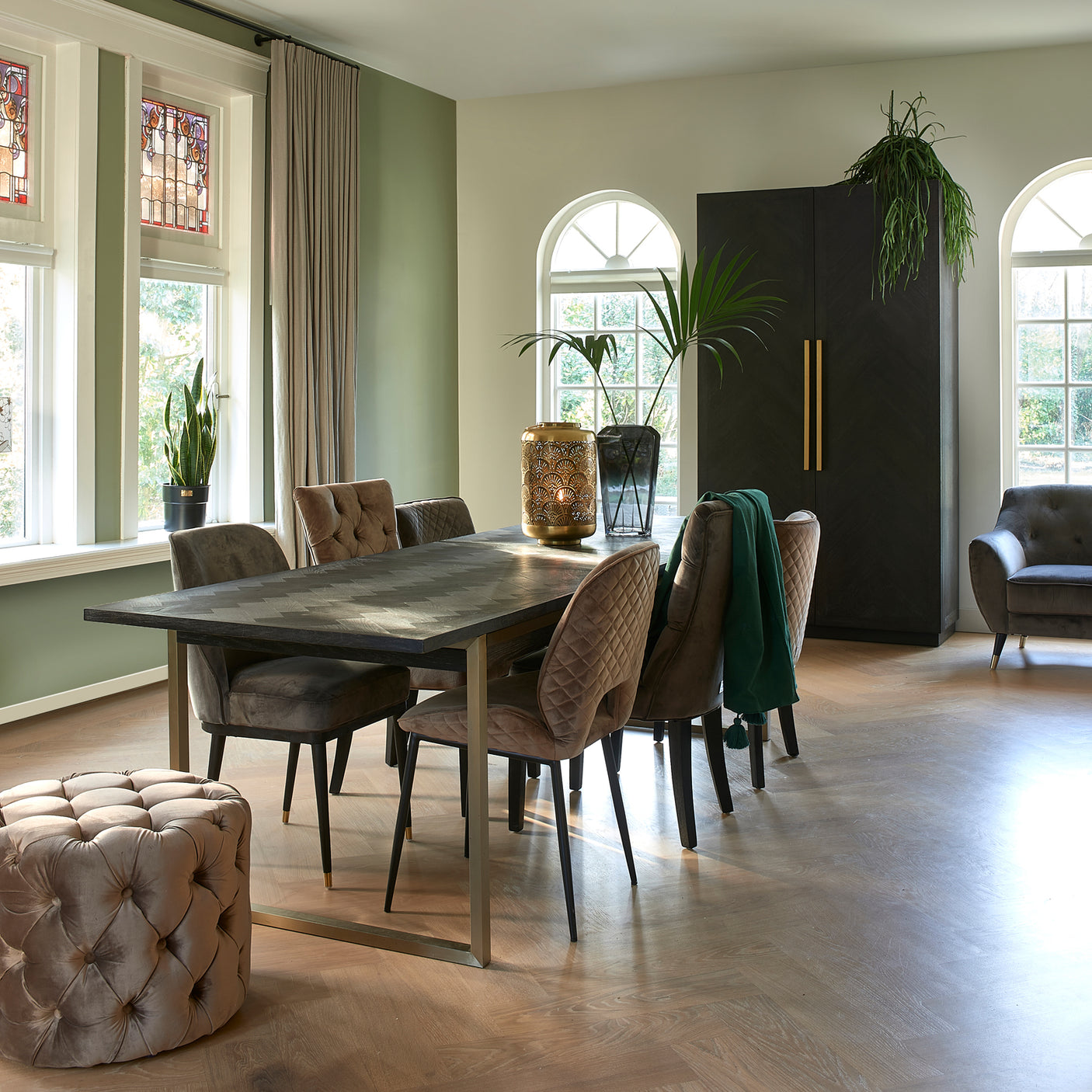 Balmoral spisestol brun ben Riviera Maison Spisestol