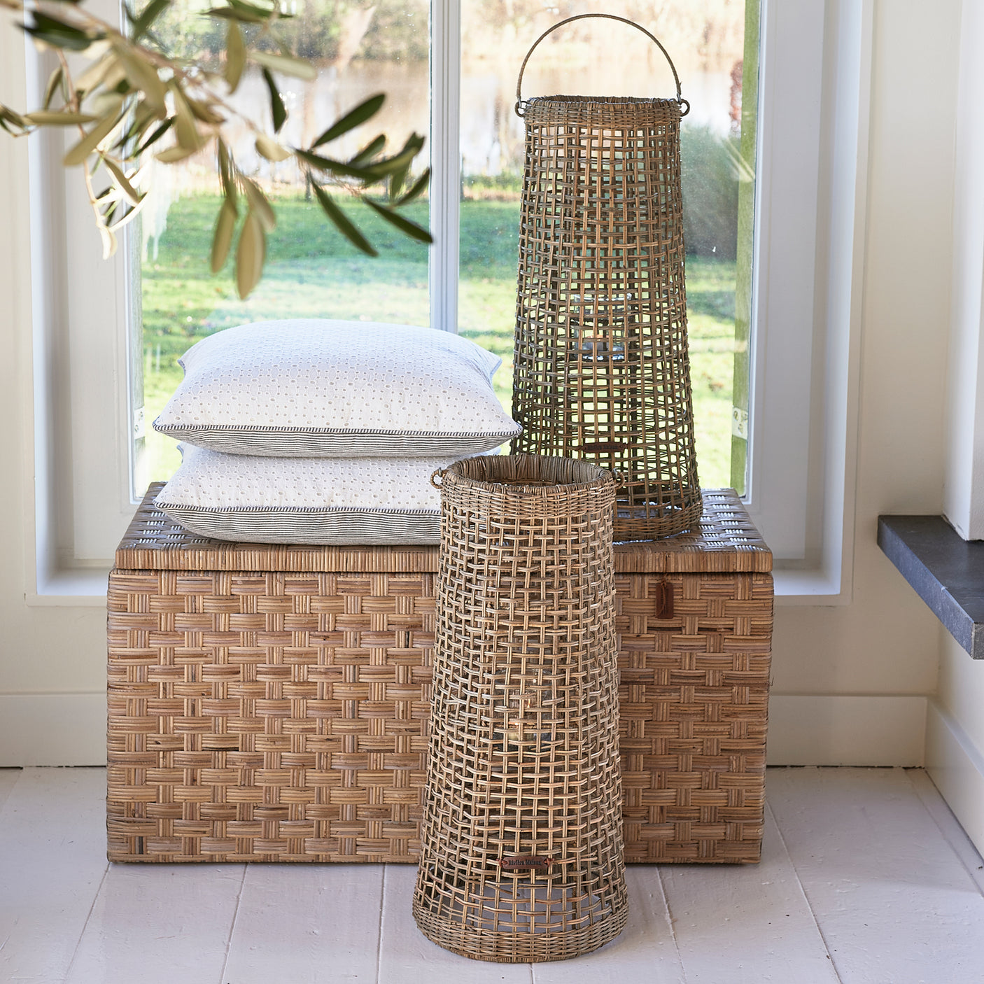 Port Barton Trunk XL Riviera Maison Kurv