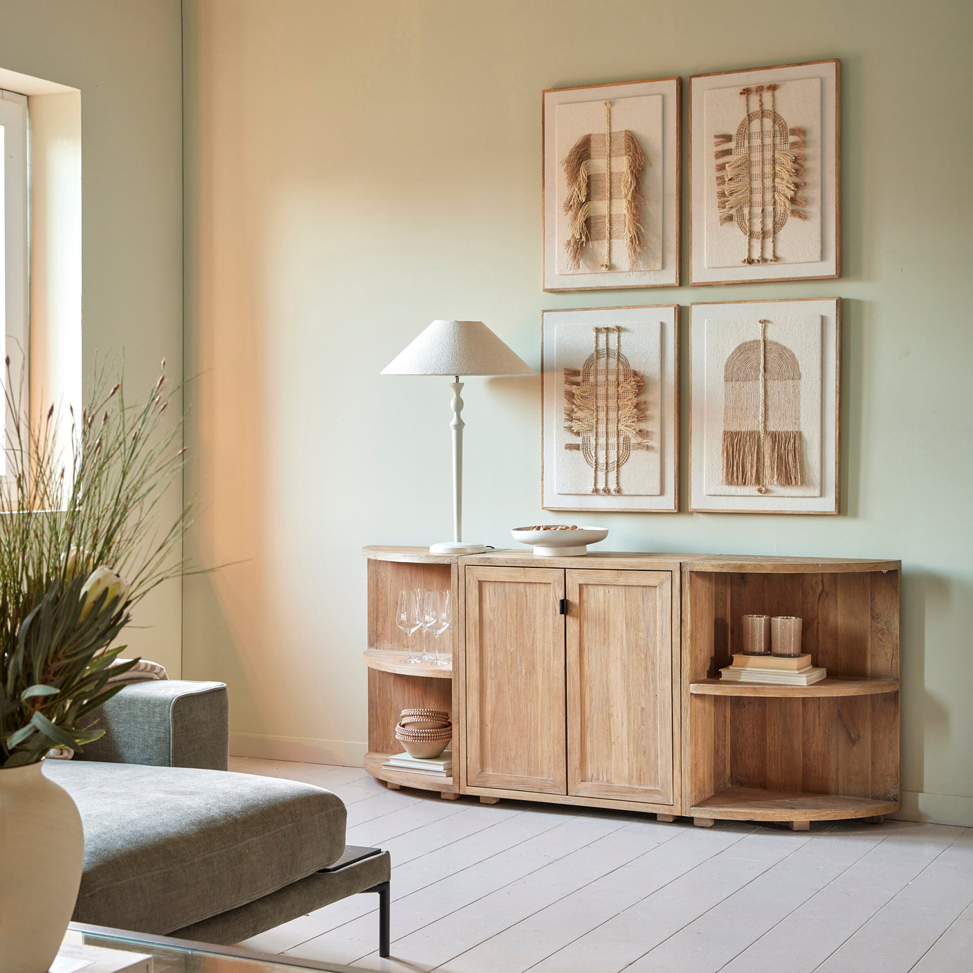 Del Rey hjørne bokhylle Riviera Maison Hylle