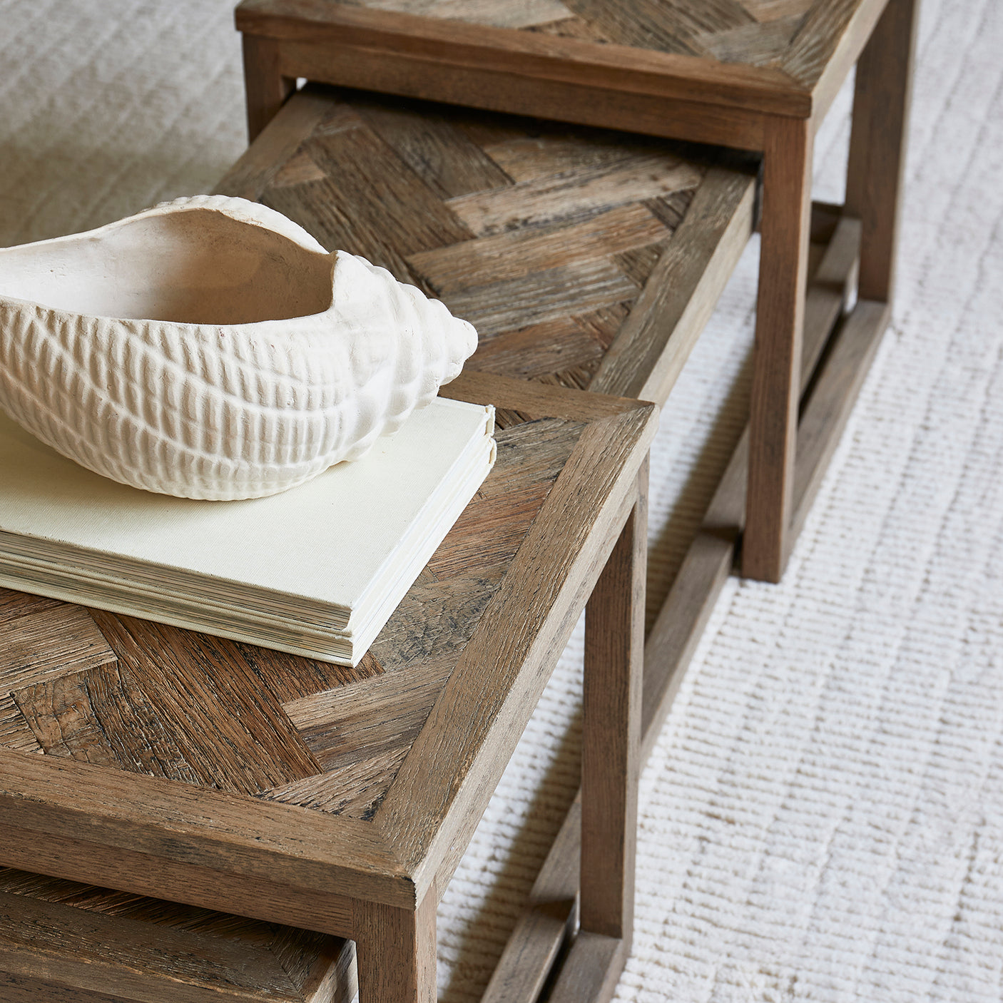 Harbour Island sofabord sett med 3 Riviera Maison Sofabord