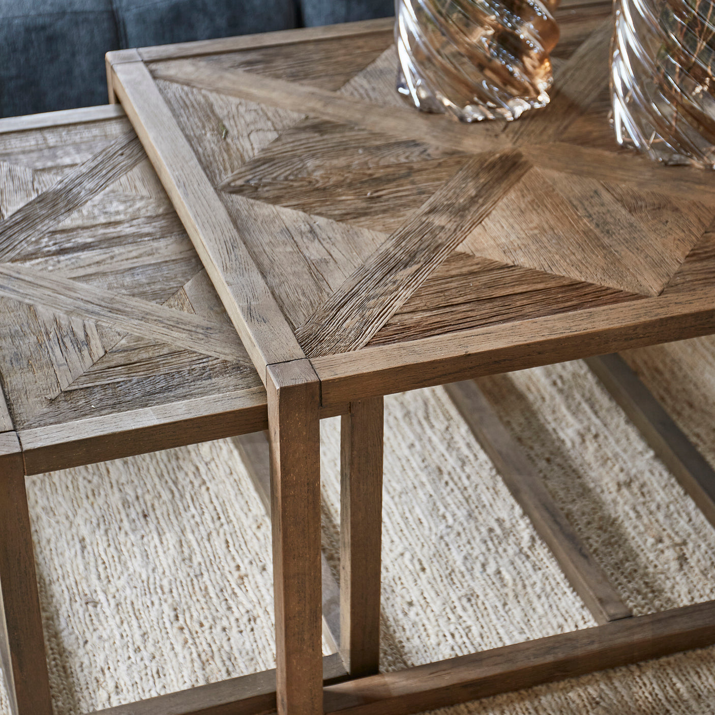 Romora Bay sofabord sett Riviera Maison Sofabord