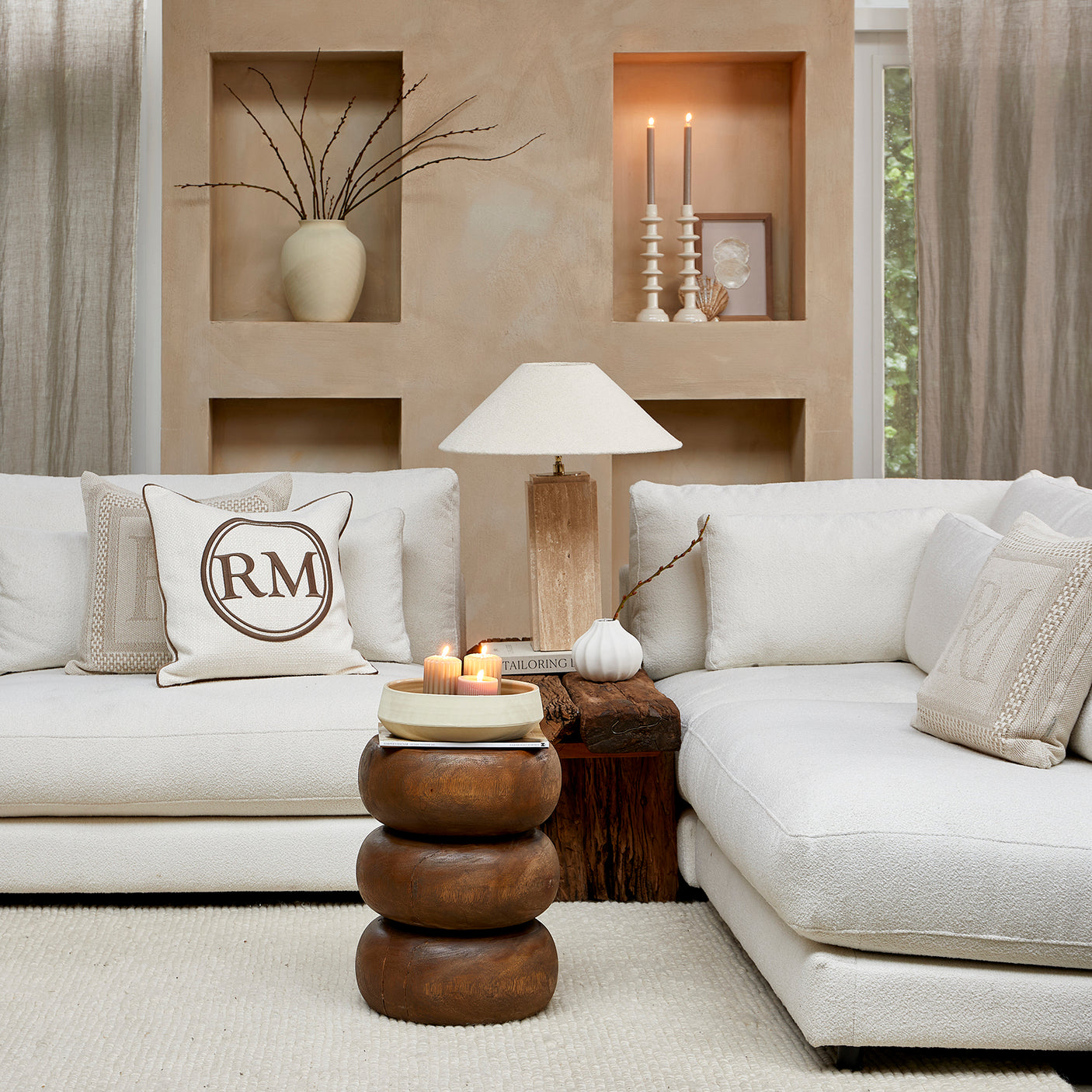 Cala Carbo End Table Riviera Maison Sidebord