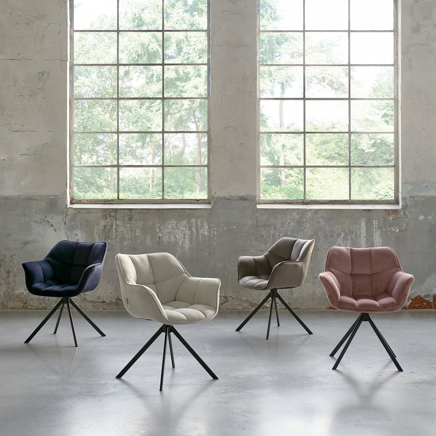 Carnaby Dining Armchair Turning Leg Riviera Maison Spisestol