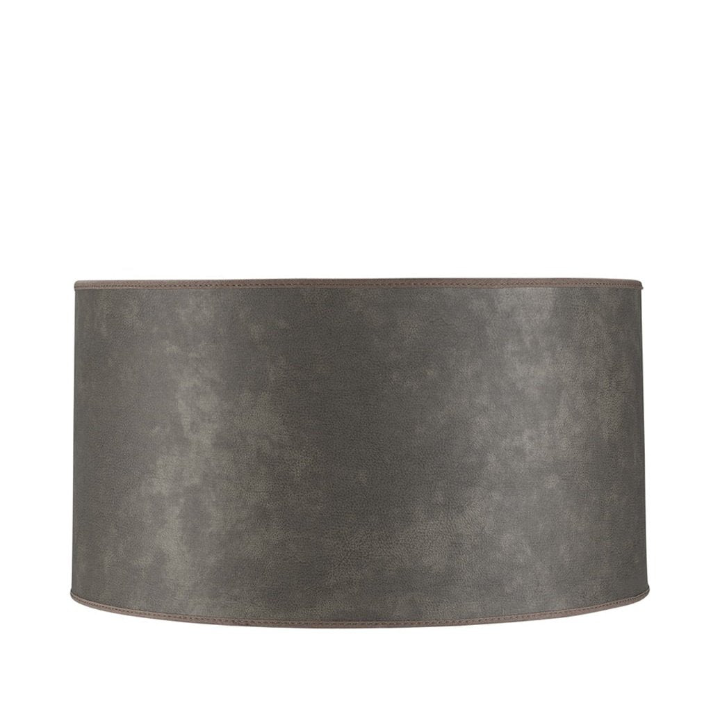 SHADE CYLINDER LEATHER TAUPE Artwood Lampeskjerm