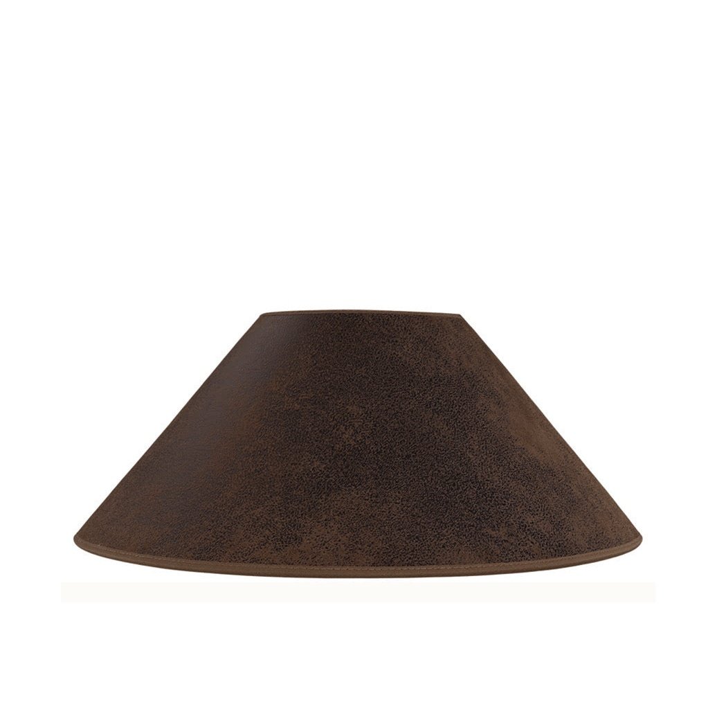 SHADE FLAT BROWN SUEDE Artwood Lampeskjerm