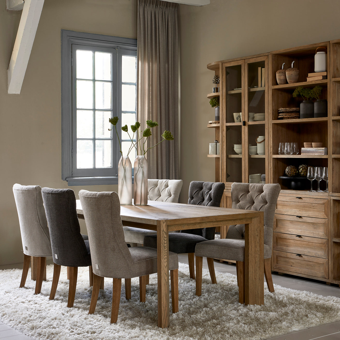 Balmoral spisestol brun ben Riviera Maison Spisestol