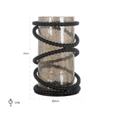 Orkanlampe Edison svart Richmond Interiors Lanterne og lysglass